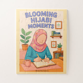 Blühende Hijabi-Momente-Puzzle Puzzle