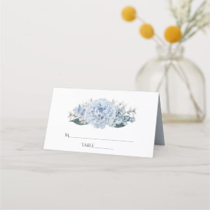 Blühende Hochzeit mit blühenden Wasserfarben Platzkarte