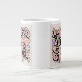 Blühende Hommage: Keramik des Mutterschaftsempfind Jumbo-Tasse