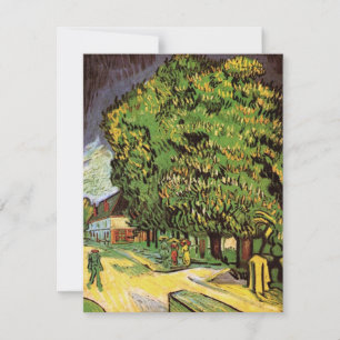 Blühende Kastanienbäume von Vincent van Gogh