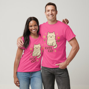 Blühende Katze T-Shirt
