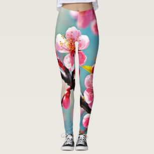 Blühende Kirschblüten im Frühling Leggings