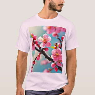 Blühende Kirschblüten im Frühling T-Shirt