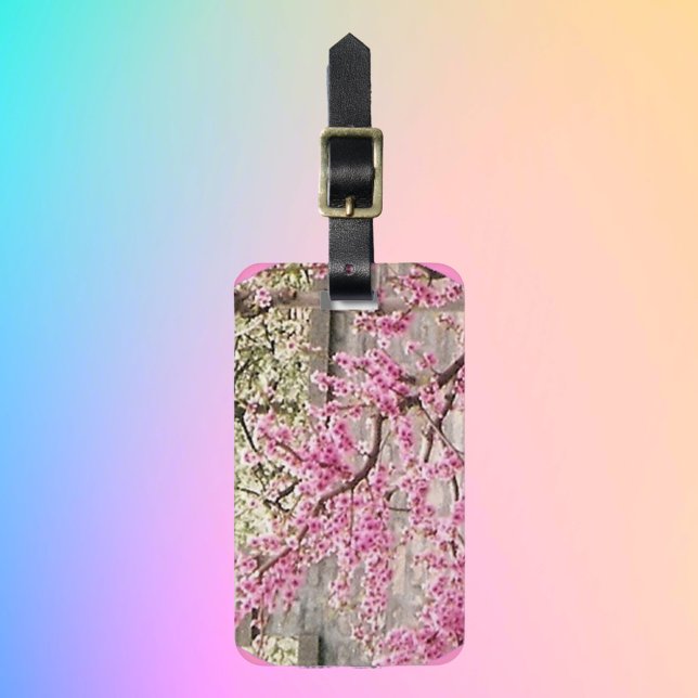 blühende Kirschen- und Aprikosenbäume Gepäckanhänger (Von Creator hochgeladen)