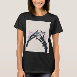 Blühende Knochen #3 - Zwei Hände berühren T-Shirt
