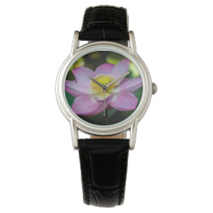 Blühende Lotusblume, Indonesien Armbanduhr