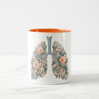 Blühende Lungen Doktor Zweifarben-Kaffeetasse Zweifarbige Tasse