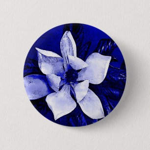 blühende Magnolia Button