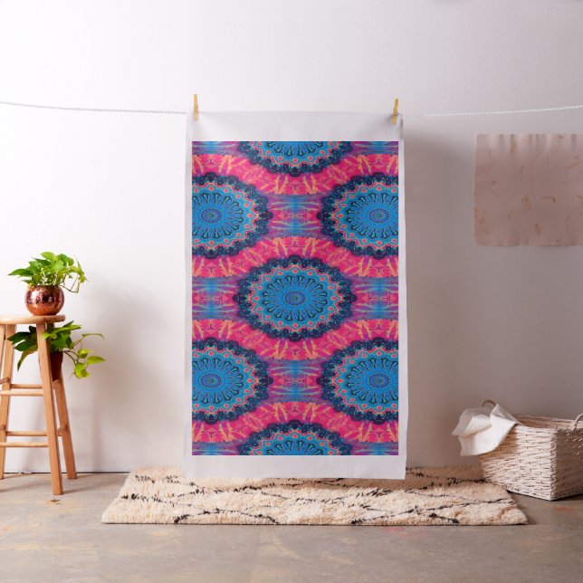 Blühende Mandalase...... Stoff (Beispiel)