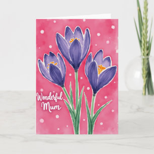 Blühende Muttertag Blumenkarte Karte