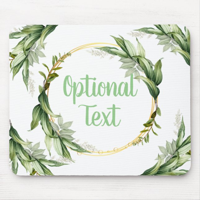 Blühende Olivenbäume Mousepad (Vorne)