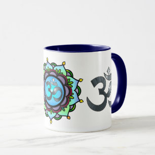 Blühende Om Tasse
