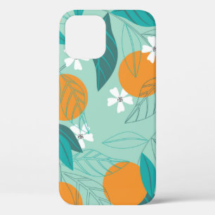 Blühende Orangen in Blätter. Darstellung Case-Mate iPhone Hülle