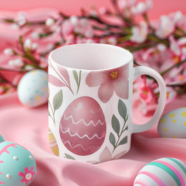 Blühende Osterfreude: Tasse der Blumen