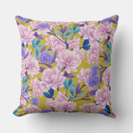 Blühende Pastel Bläschenmuster Kissen Kissen