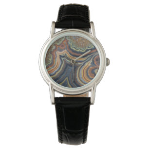 Blühende Röhrenonyx Armbanduhr