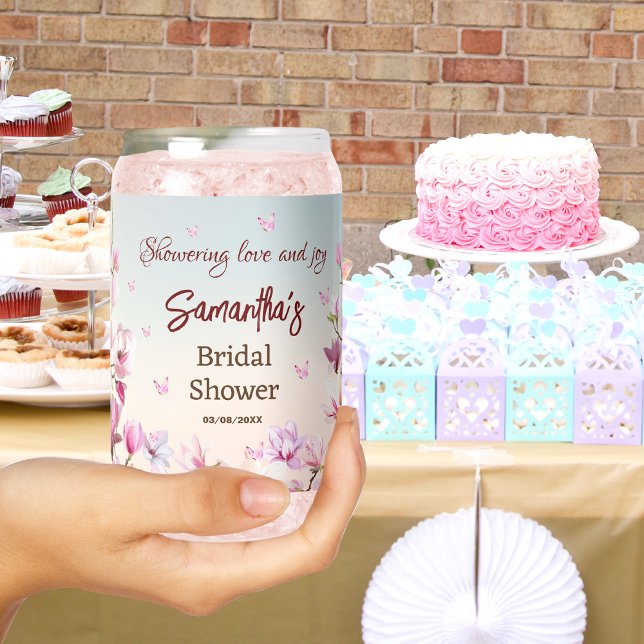 Blühende Romantik - Brautparty Dosenglas (Von Creator hochgeladen)