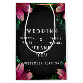 Blühende Romantik: Ein Blumenthema Mittlere Geschenktüte