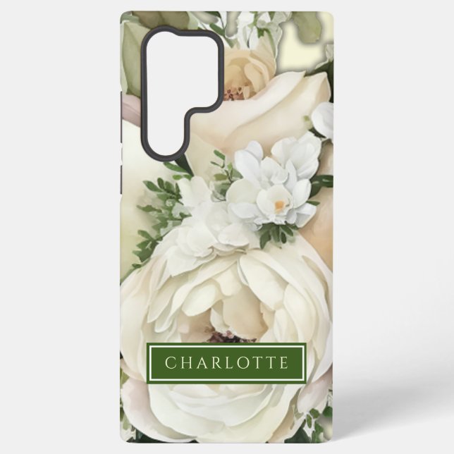 Blühende Rose Blumengarten Samsung Galaxy Hülle (Rückseite)