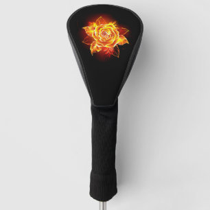 Blühende Rose Golf Headcover