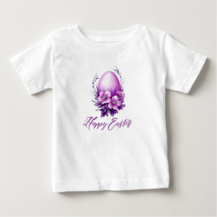 Blühende Rose Ostereier Baby T-shirt