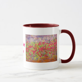 blühende Rosen (Slogan) Tasse