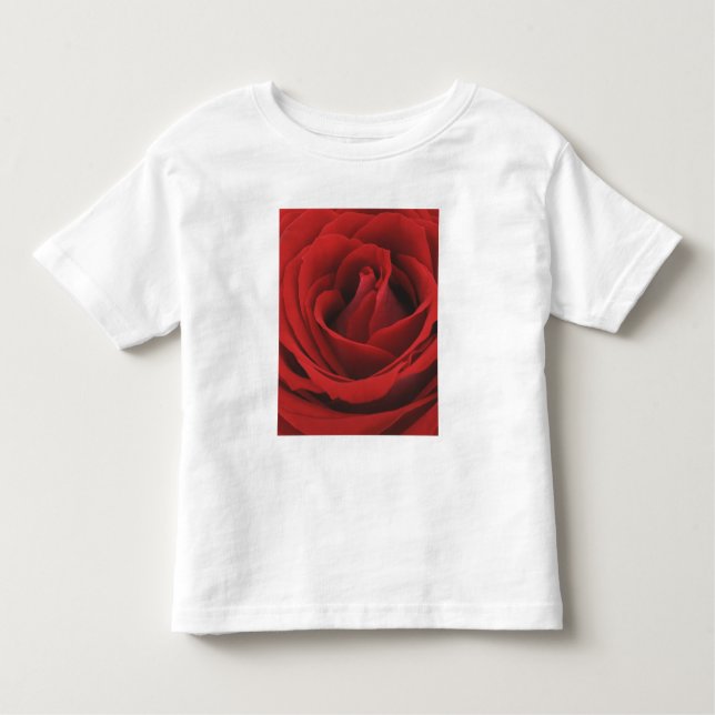 Blühende Rote Rose Kleinkind T-shirt (Vorderseite)