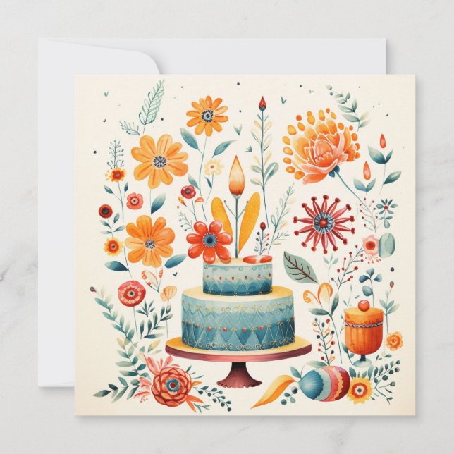 Blühende Schönheit: blühende Wünsche (Vorderseite)