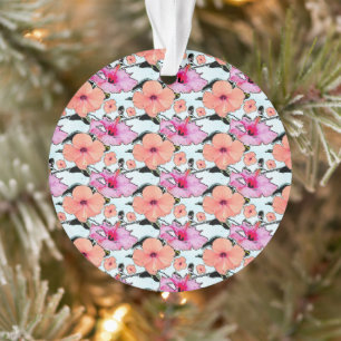 "Blühende Schönheit: Entwürfe von Blumentapestry f Ornament
