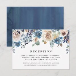 Blühende Schönheit | Hochzeitsempfangskarte Einladung