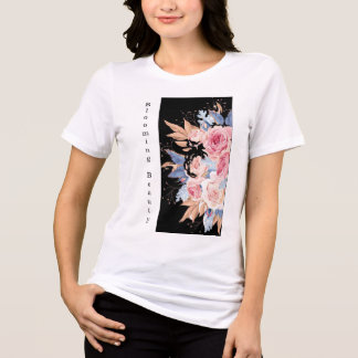 Blühende Schönheit Tri-Blend Shirt