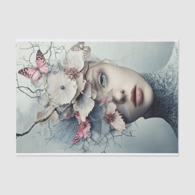 Blühende Schönheiten12 Seidenpapier (Vorderseite)