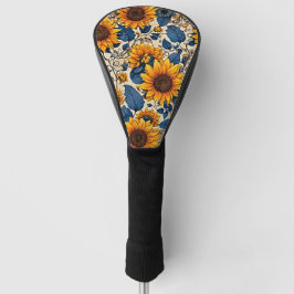 Blühende Schwung: Sonnenblumen Elegance Golf Headcover