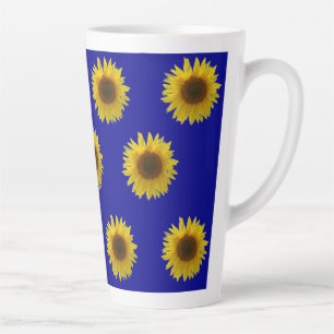 Blühende Sonnenblume Milchtasse