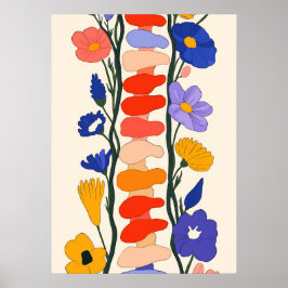 Blühende Spine Poster