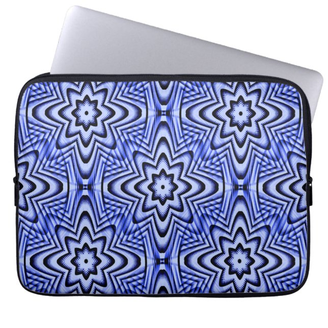 Blühende Sterne.... Laptopschutzhülle (Vorderseite)