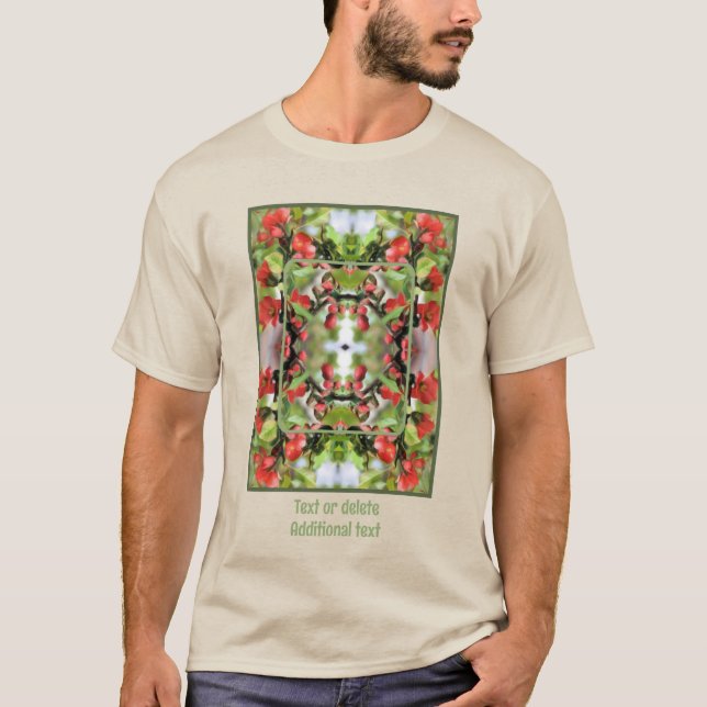Blühende Stille Blüten schaffen Ihr eigenes Foto T-Shirt (Vorderseite)