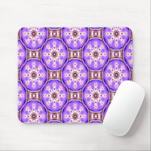 Blühende Tartan-Sterne... Mousepad