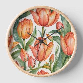 Blühende Tulip Elegance Uhr