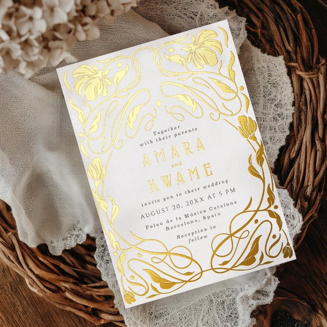 Blühende Weintrauben Botanischer Garten Folieneinladung (Von Creator hochgeladen)