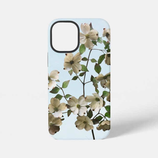 Blühende weiße Dogwood-Blume iPhone Hülle (Rückseite)