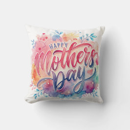 Blühende Wünsche für Mama Kissen