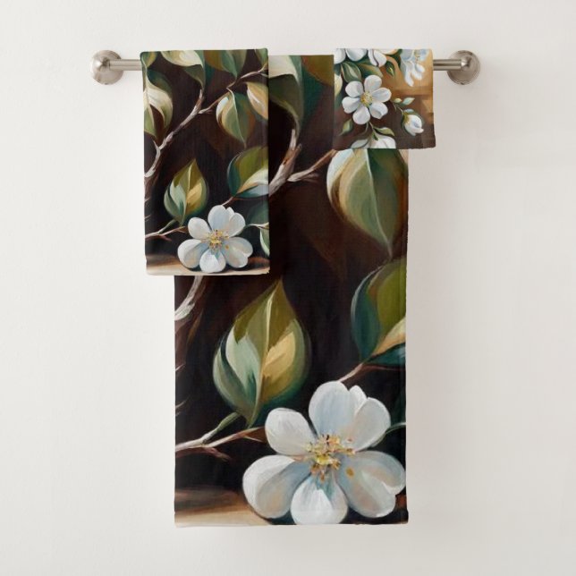 Blühende Zweigstelle 5 Badetücher Badhandtuch Set (Insitu)