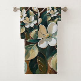 Blühende Zweigstelle 7 Badetücher Badhandtuch Set