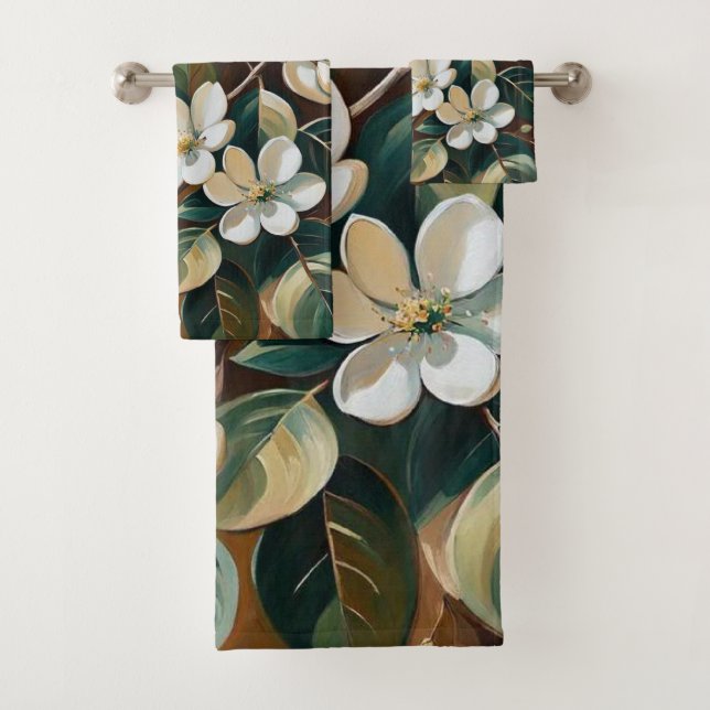 Blühende Zweigstelle 7 Badetücher Badhandtuch Set (Insitu)