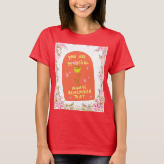 blühender Affirmation-T - Shirt