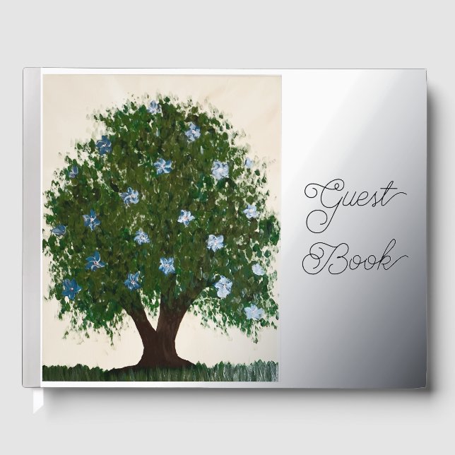 Blühender Baum Gästebuch (Vorderseite)