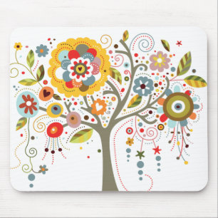 Blühender Baum Mousepad