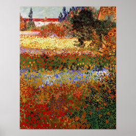 Blühender Garten (F430) Van Gogh Fine Art Poster