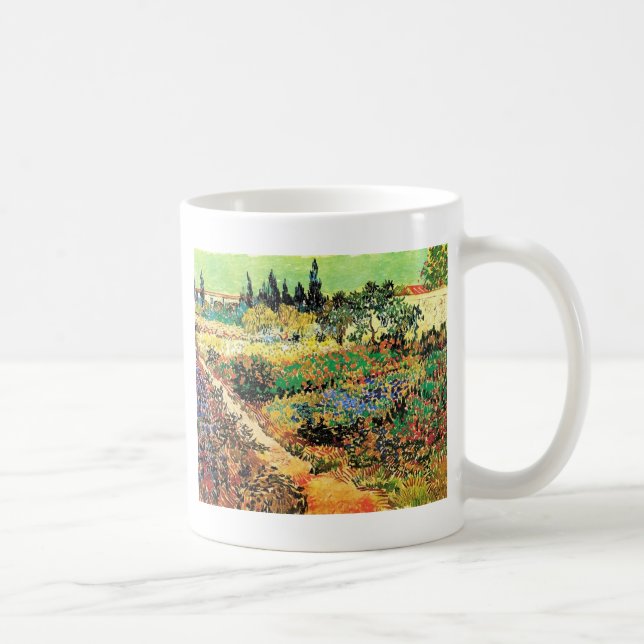 Blühender Garten mit Pfad, Vincent van Gogh Tasse (Rechts)